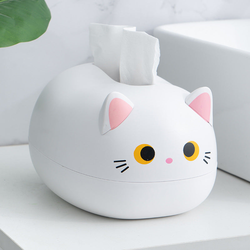 Chic Cat Tissue Holder - Stylish Storage Solution