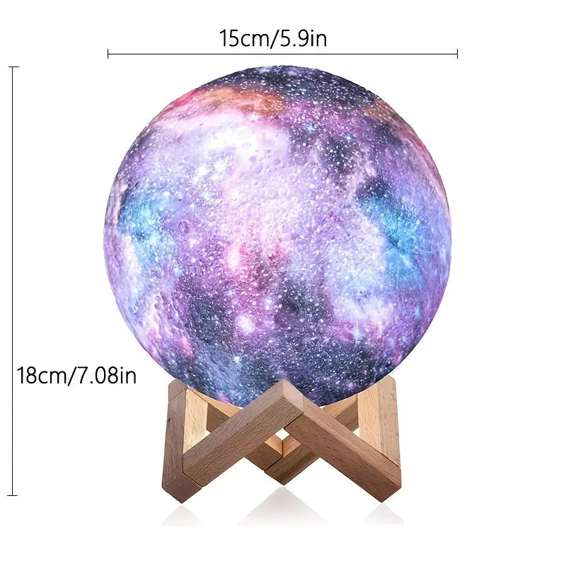 Lunaria 3D Moon Light with 16-Color Remote