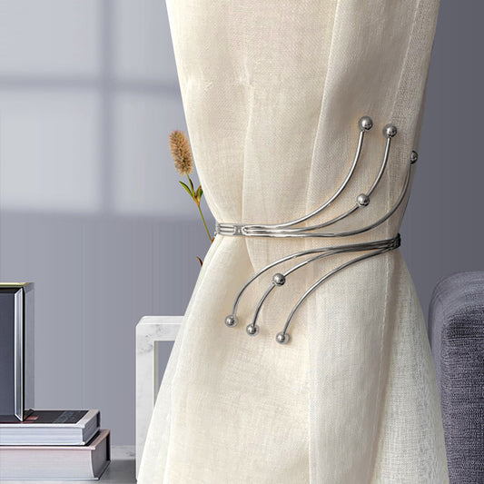 Sleek Easy-Install Curtain Holdbacks