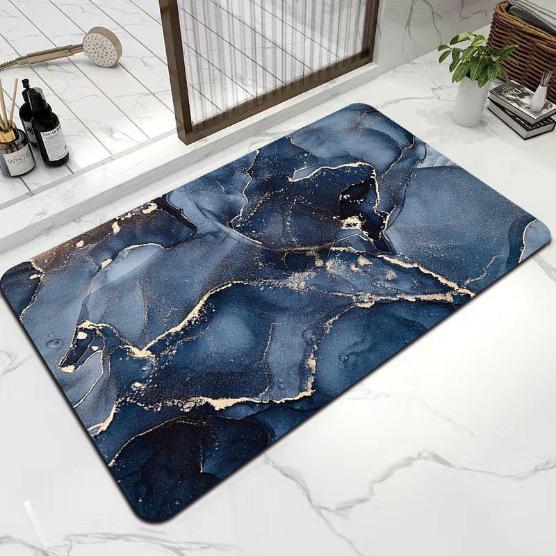 Marble Essence Diatomite Mat - Anti-Slip Quick-Dry