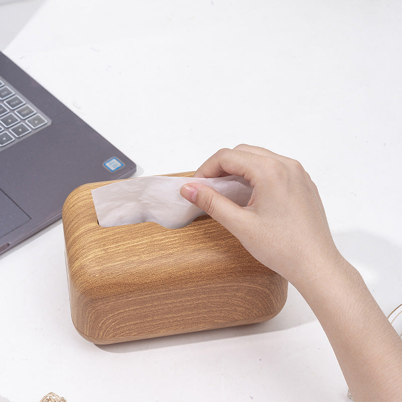 Walnut Wood Grain Napkin Box