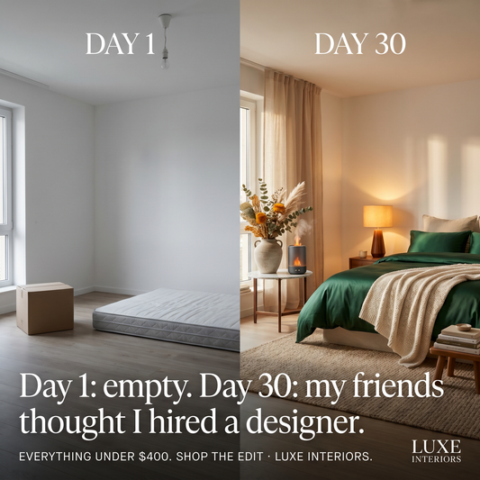 How I Transformed My Empty House Into Designer-Level Luxury in 30 Days