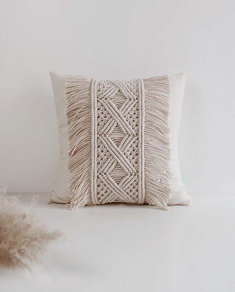 Tassel Cotton Pillowcase