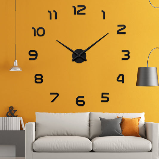 Chic DIY Acrylic Mirror Wall Clock