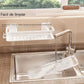 Wall-Mounted Rag Storage with Drain