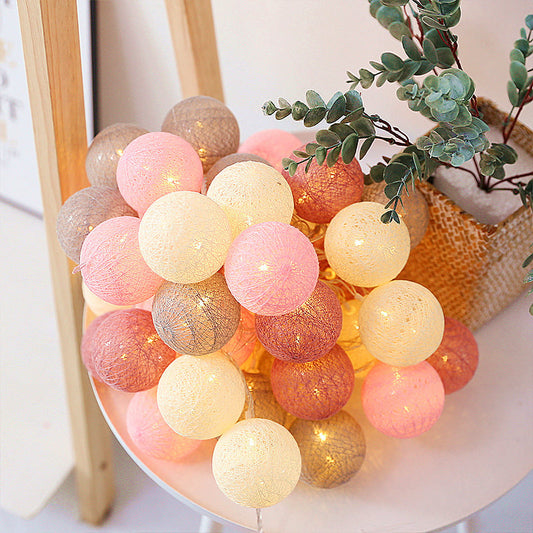 Cotton Glow LED Lantern Strings