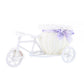 Rattan Crafted Decor Bicycle Basket