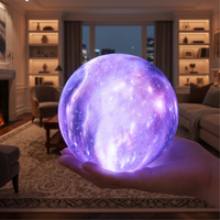 Lunaria 3D Moon Light with 16-Color Remote