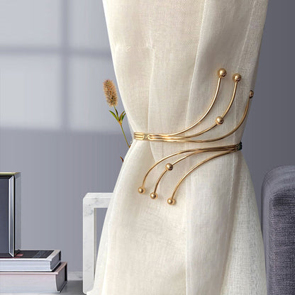 Sleek Easy-Install Curtain Holdbacks