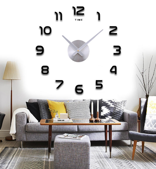 Chic DIY Acrylic Mirror Wall Clock