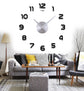Chic DIY Acrylic Mirror Wall Clock