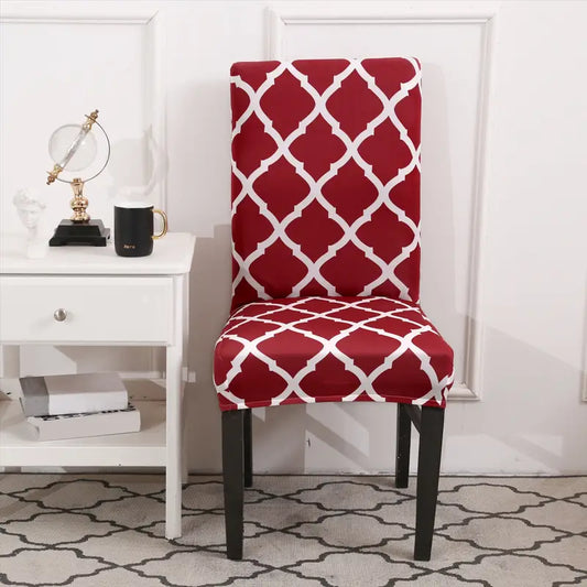 Stylish Geometric Chair Covers for Events