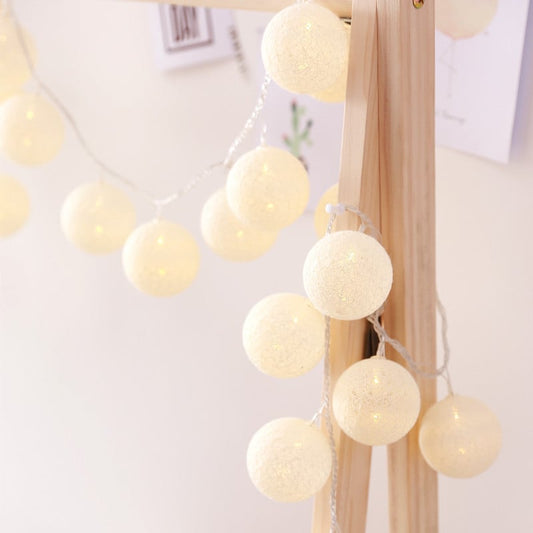 Cotton Glow LED Lantern Strings