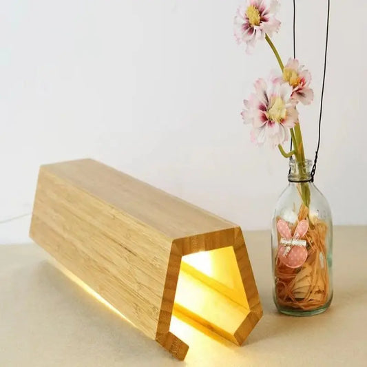 Scandinavian Bamboo Night Light