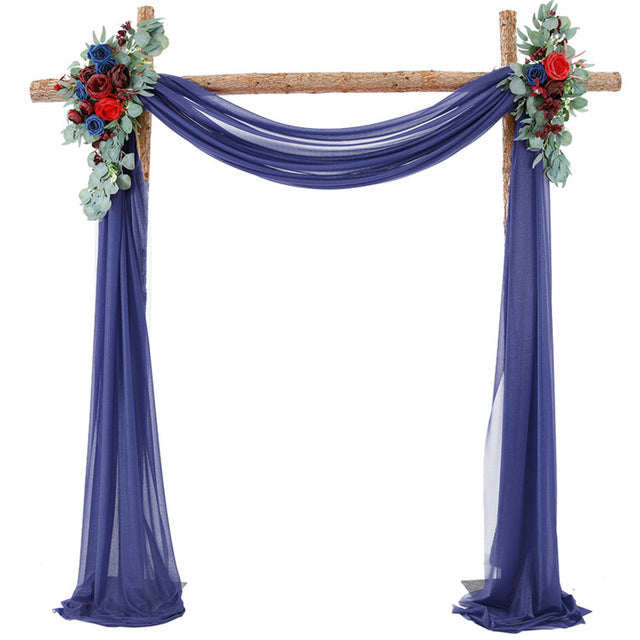 Elegant Wedding Arch Drapery