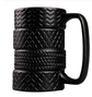 Sleek Tire-Inspired Office Mug