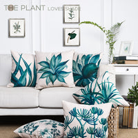 Green Tropics Cushion Cover
