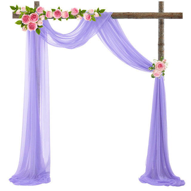 Elegant Wedding Arch Drapery