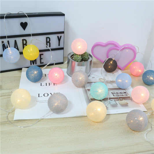 Cotton Glow LED Lantern Strings