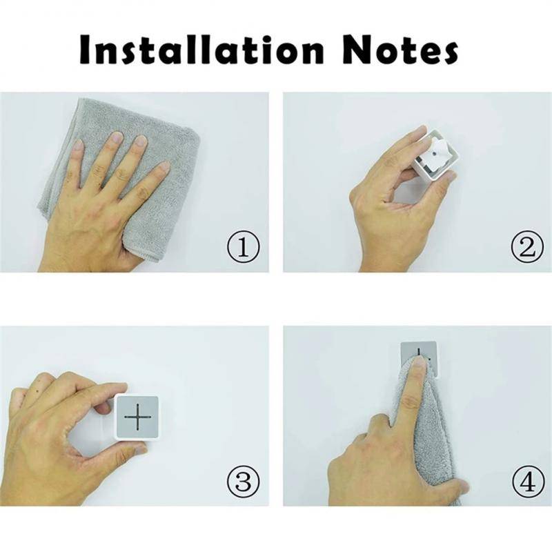 No-Drill Brass-Finish Towel Hook
