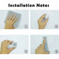 No-Drill Brass-Finish Towel Hook