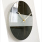 Sleek Glass Round Wall Clock