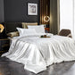 Elegant Silk Satin Bedding Ensemble