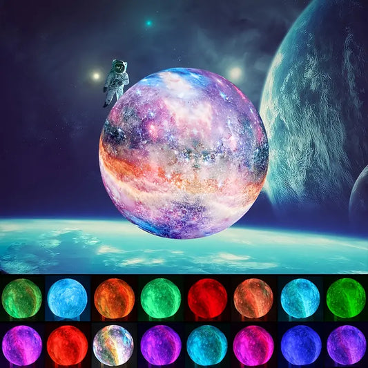 Lunaria 3D Moon Light with 16-Color Remote