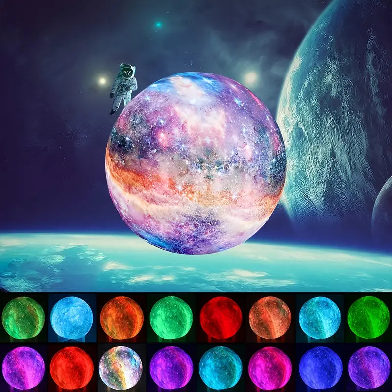 Lunaria 3D Moon Light with 16-Color Remote