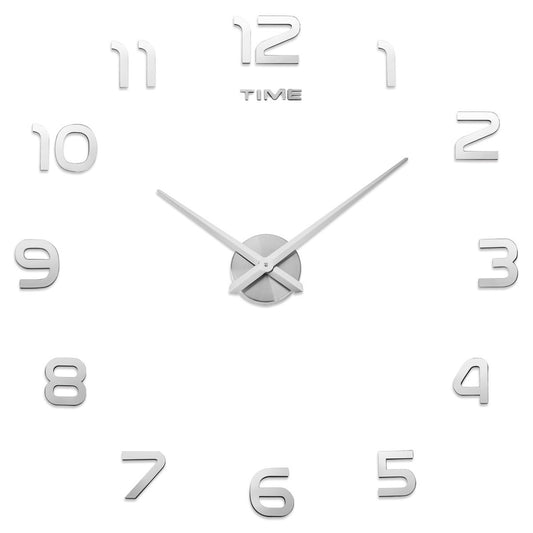 Chic DIY Acrylic Mirror Wall Clock