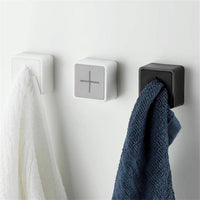 No-Drill Brass-Finish Towel Hook