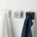 No-Drill Brass-Finish Towel Hook
