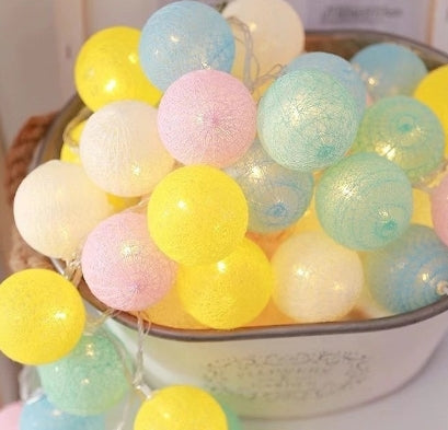 Cotton Glow LED Lantern Strings