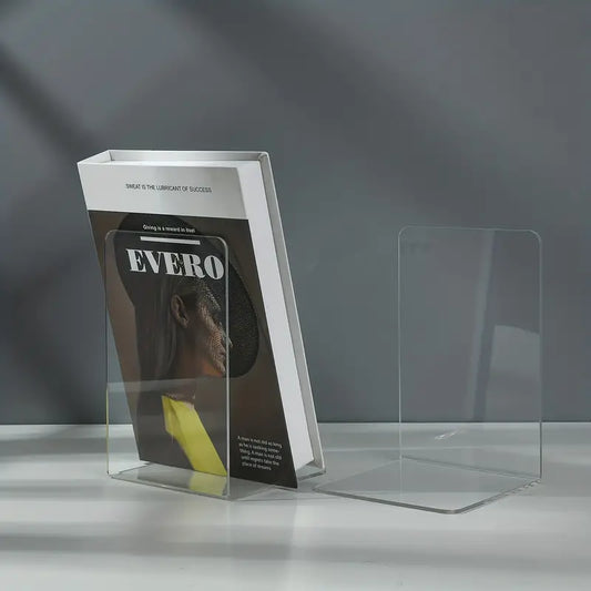 Clear Acrylic Sculptural Bookend