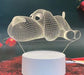 3D Magic Night Lamp - Baymax & Bear with Remote