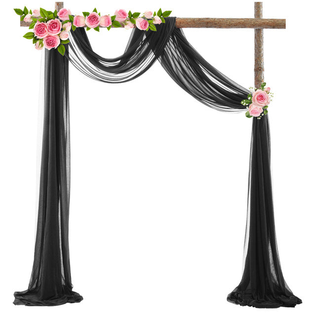 Elegant Wedding Arch Drapery
