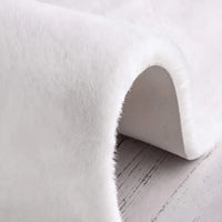 Luxe Faux Fur Bedroom Accent Rug