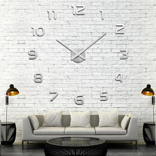 Chic DIY Acrylic Mirror Wall Clock