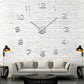Chic DIY Acrylic Mirror Wall Clock