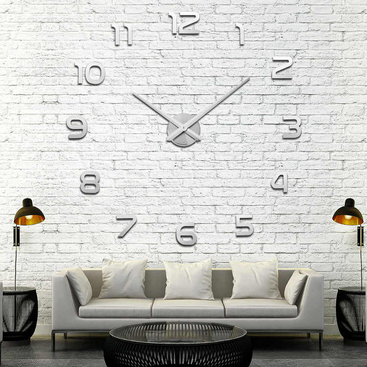 Chic DIY Acrylic Mirror Wall Clock