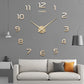 Chic DIY Acrylic Mirror Wall Clock