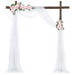 Elegant Wedding Arch Drapery