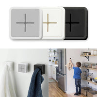 No-Drill Brass-Finish Towel Hook