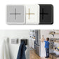No-Drill Brass-Finish Towel Hook