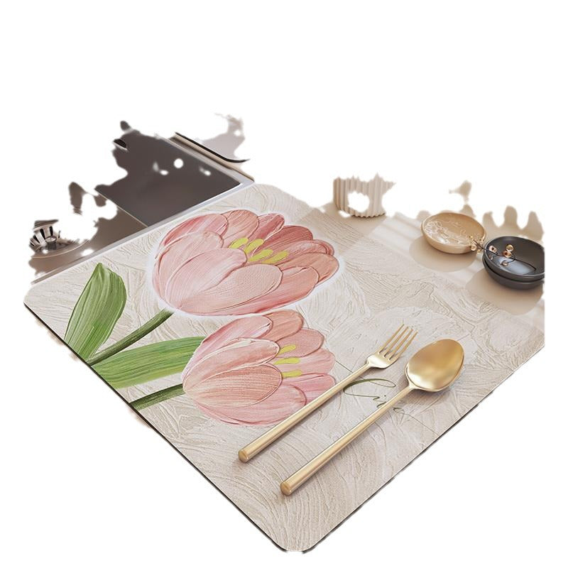Swift-Dry Decorative Kitchen Mat