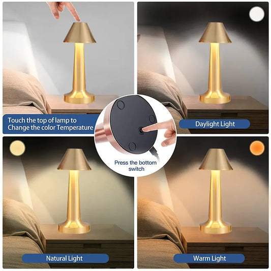 Sleek Wireless LED Accent Lamp
