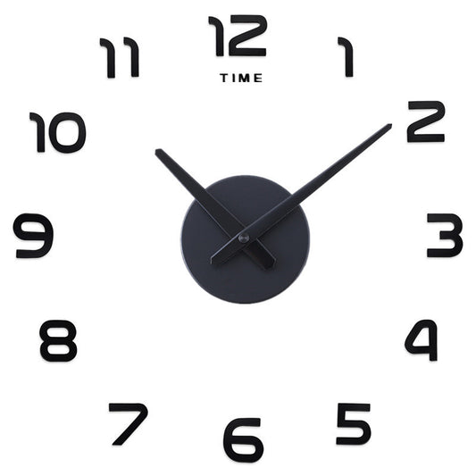Chic DIY Acrylic Mirror Wall Clock