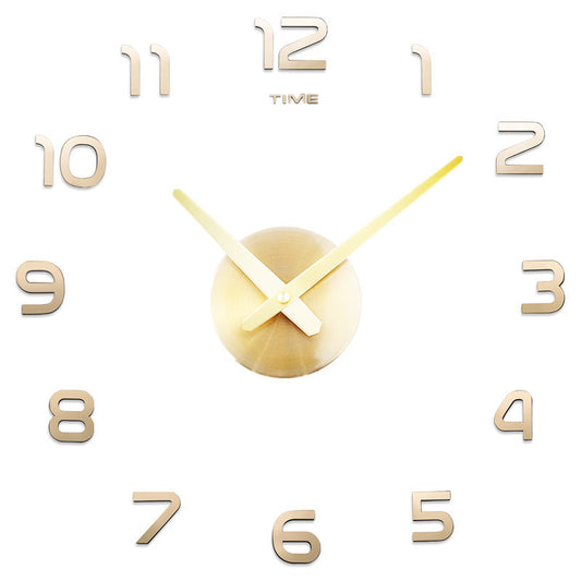 Chic DIY Acrylic Mirror Wall Clock