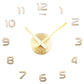 Chic DIY Acrylic Mirror Wall Clock