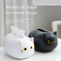 Chic Cat Tissue Holder - Stylish Storage Solution